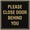 Black Gold, variant on Signs ByLITA Square Please Close Door Behind You Sign - Easy Installation | Durable Material (Black Gold) - Large