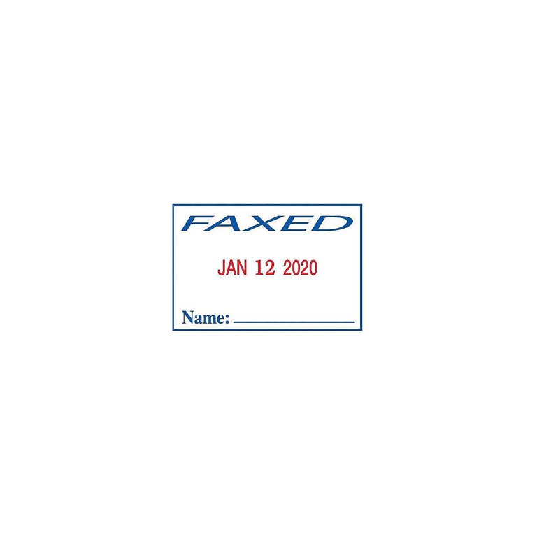 2000PLUS® 4 in 1 Date and Message Stamp, FAXED, PAID, ENTERED