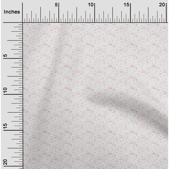 oneOone Cotton Jersey Peach Fabric Octagon Shape Geometric Dress Material Fabric Print Fabric By The Yard 58 Inch Wide