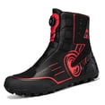 thumbnail image 3 of Bottes et Chaussures de Moto Toutes Saisons pour Hommes et Femmes, Noir Rouge, 40, 3 of 15