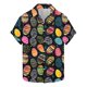 thumbnail image 1 of Mens Casual Manga Corta Botón Abajo Camisas Pascua Impresión Solapa Camisa Poliéster Top de Moda para Hombres, Cuello Redondo Blusa Casual para el Trabajo, el Ocio Y las Vacaciones, 1 of 9
