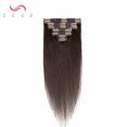 thumbnail image 2 of SEGO Invisible Tape Weft Clip in Human Hair Extensions Full Head Silky Straight Hair Extensions, 2 of 6