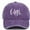 Purple, variant on MSJUHEG Trucker Hat,Golf Hat,Hats for Men,Running Hat,Baseball Cap,Letters Print Embroidered Polyester Baseball Hats for Women Black A