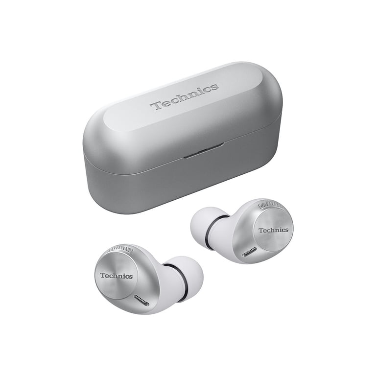 Technics EAH-AZ40M2 2nd Gen Bluetooth In-Ear Headphones, Silver 