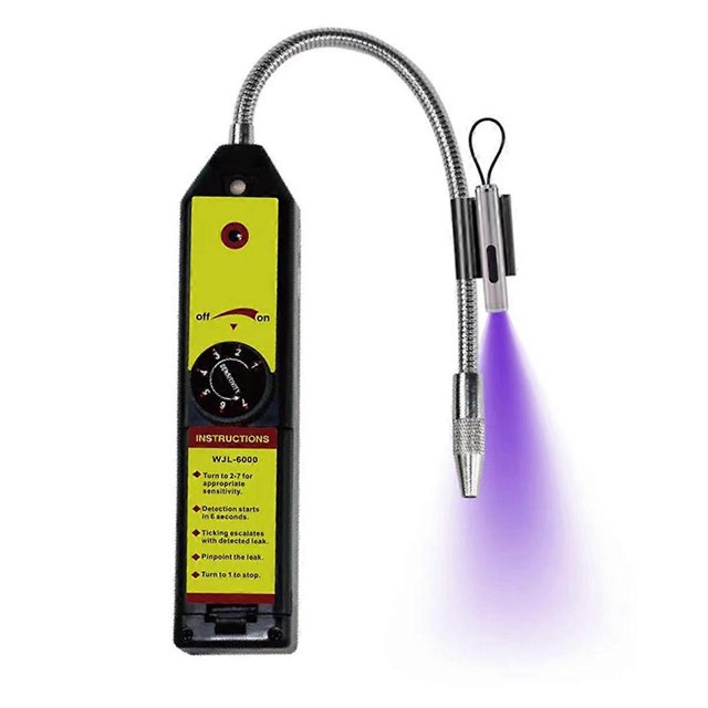 -6000UV Détecteur de Fuites Halogène Détecteur de Fuites au Fréon R22 R410A R134A R1234YF Testeur pour Gaz Réfrigérant et Climatiseur