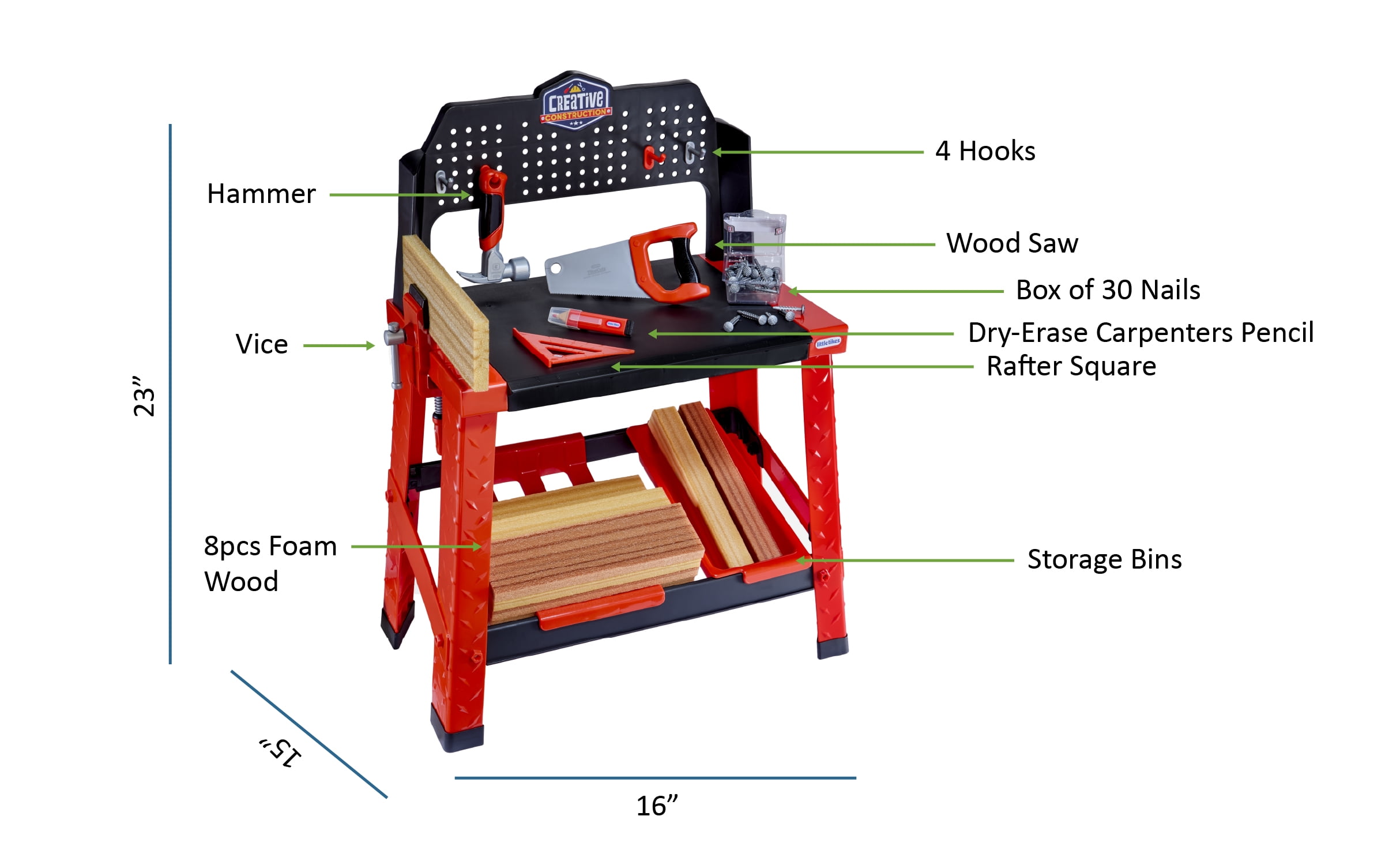 Little Tikes Creative Construction – Workbench