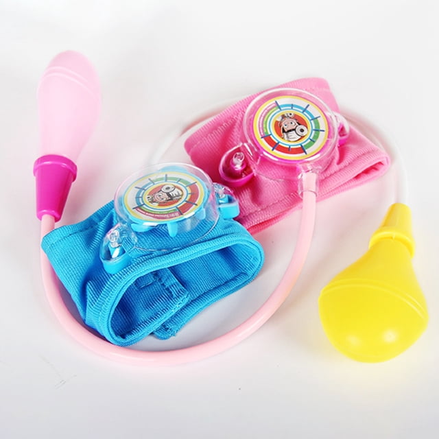 Children Blood Pressure Playset Toy Simulation Stethoscope Toy Simulation Blood Pressure Toy Kids Role Play Toy Children Blood Pressure Playset Toy Role Play Simulation Stethoscope