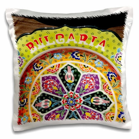 - 3dRose Bulgaria, Nessebur, pottery with pattern - EU05 CMI0280 - Cindy Miller Hopkins - Pillow Case, 16 by 16-inch