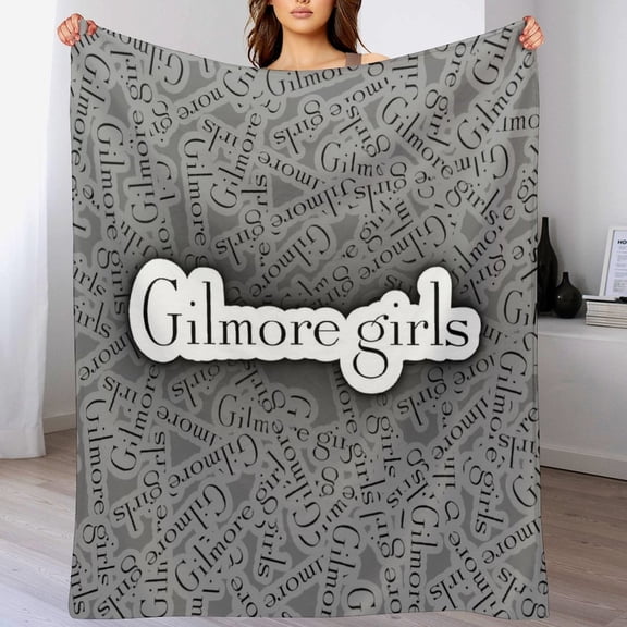 Gilmore Girls Throw Blanket Cozy Warm Flannel Blanket for Living Room Bedroom Bed Sofa Camping Travel, All Seasons Fleece Blankets Gifts for Kids Girls Boys Adults 40"x30"