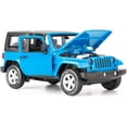 thumbnail image 1 of Maquetas de coches de juguete fundidos a presión, Wrangler, escala 1:32, aleación azul, 1 of 5