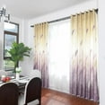 thumbnail image 3 of Cortina opaca de poliéster para ventana, decoración para dormitorio y sala de estar (púrpura) NikouMX Muebles, 3 of 8