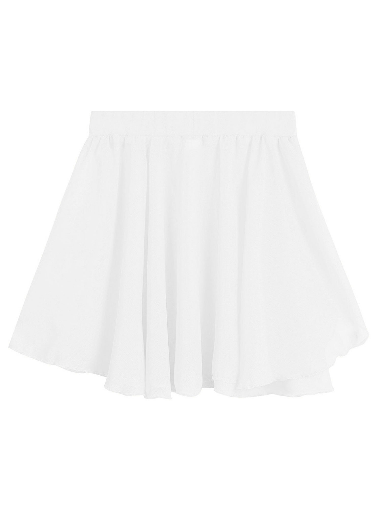 iEFiEL Little Girls Classic Chiffon Ballet Dance Skirt Basic PullOn