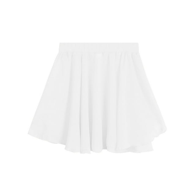 iEFiEL Little Girls Classic Chiffon Ballet Dance Skirt Basic PullOn