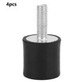 thumbnail image 1 of 4 Pcs Support de Canette en Caoutchouc Anti-Vibration, Isolateur Anti-Choc (VE20*20 M6*18), 1 of 8