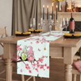 thumbnail image 2 of Table Runners 70 Inches Long Dress Scarves, Easter Farmhouse Coffee/Dining/Kitchen Table Decor, Holiday Table Runner, Spring Gnomes Blossoms Flowers Colorful Eggs 13x70 Inch, 2 of 9