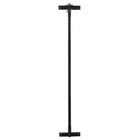 

Larson Electronics FPM-72-BLK 6 ft. Aluminum Pole with Fixed Surface Mount Bracket Black