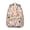 Beige-88, variant on Boho Dog Aesthetic Backpack with Hand-Drawn Dog Graphics, Ethnic Patterns, and Floral Designs, Spacious and Trendy