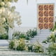 thumbnail image 5 of Pared De Plástico Arreglo floral artificial para pared de bodas, 35x35 cm, color naranja, para decoración de escenas (1 unidad) Rkxzt, 5 of 8