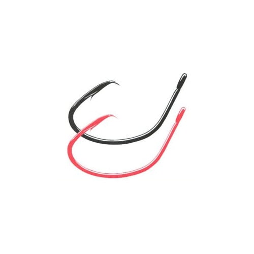 Owner Hooks Mutu Light Circle Super Needle Point 1/0 40Pk Black Chrome