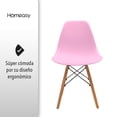 thumbnail image 4 of SET DE 2 SILLAS MINIMALISTAS HOMEASY COLOR ROSA, 4 of 6