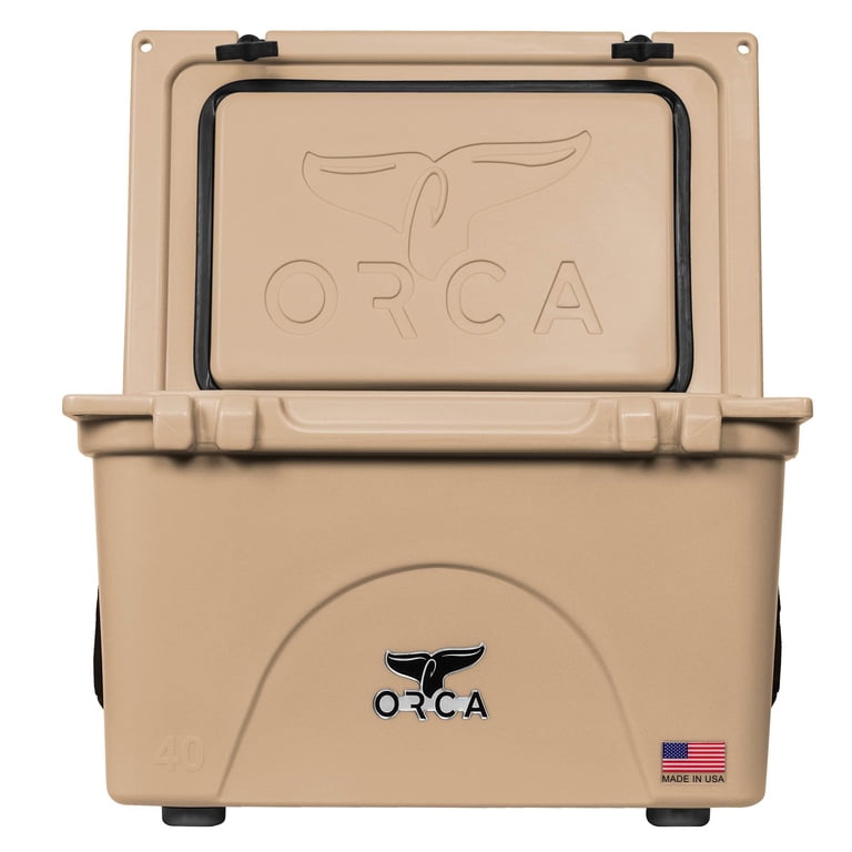 ORCA 40 Quart Capacity, Hard Sided Cooler, Tan - Walmart.com