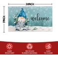 thumbnail image 3 of Winter Door Mat Outdoor,Gnome Snowflakes Snow Winter Doormat,Christmas Xmas Holiday Welcome Floor Mat Rug for Porch Entrance Farmhouse Decor,30" x 17", 3 of 6