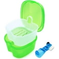 thumbnail image 6 of KALAKALA Black Denture Soaking Container Partial Denture Case, Orthodontic Retainer Cleaning Case Denture Cleaner Container Dentures Teeth Cup with Strainer and Lid Waterproof, 6 of 6