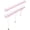 pink, variant on Necklace Holder Pink, Acrylic Necklace Hanger Wall Mount, Hanging Necklace Organizer, Jewelry Hooks for Necklaces, Bracelets, Chains (2-pcs)
