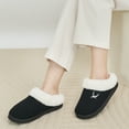 thumbnail image 6 of Ecetana Womens Slipper With Memory Foam Fluffy Soft Warm Slip On House Shoes, 6 of 6