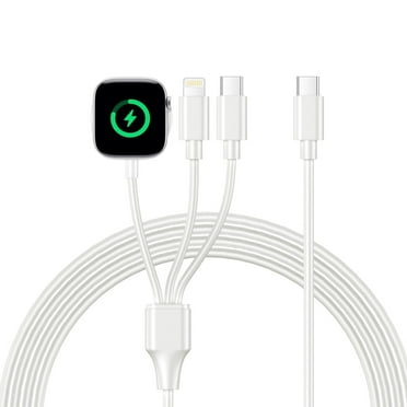 Apple Watch Charger,3 in 1 Magnetic iWatch Charger with USB-C Fast Charging Cable 3.3FT with 60W Wall for iPhone Apple Watch Series Ultra SE 9 8 7 6 5 4 & iPhone 16/15/14/Galaxy S23