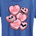 thumbnail image 3 of Instant Message - Valentine's Day So Sweet I'll Rot Your Teeth - Women's Short Sleeve Graphic T-Shirt, 3 of 6