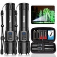 thumbnail image 1 of Linterna recargable Banral High Lumens Waterproof (paquete de 2), 1 of 7