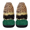 thumbnail image 3 of Xoenoiee Brown Leopard Marble Texture Print Car Seat Covers Full Set of 2 Vehicle Front Seats Covers Washable Car Accessories Bucket Seat Cover Car Front Seat Covers, 3 of 6