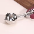thumbnail image 3 of Cuchara para galletas, Cuchara para helado profesional de acero inoxidable, buenos agarres suaves, liberación rápida del gatillo(5mm), 3 of 5