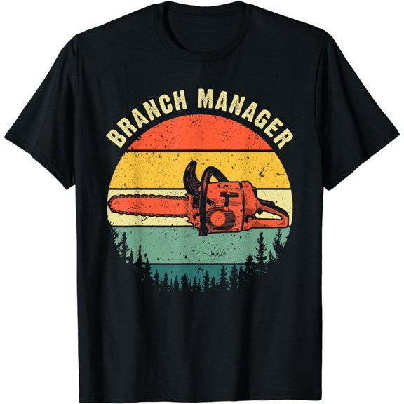 Cool Lumberjack Art Men Women Arborist Logger Branch Manager T-Shirt