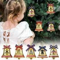 USA 250th Anniversary Commemorative Ornament, 2D Acrylic Bell Hanging Decorations for Christmas Tree, Worth Collectible Patriotic Gift, Lightweight and Durable, Exquisitely Polished, #C