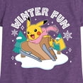 thumbnail image 3 of Pokémon - Winter Fun - Youth Girls Short Sleeve Graphic T-Shirt, 3 of 5