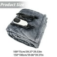 thumbnail image 4 of Portable Heated Car Blanket with 9 Heat Levels & Auto-Off Timer, Long Plush Fast-Heating Throw for Car Truck SUV RV or Camping, Two Size Options, 4 of 7