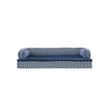 thumbnail image 4 of FurHaven Pet Products Plush & Decor Orthopedic Comfy Couch Pet Bed for Dogs & Cats - Diamond Blue, Medium, 4 of 12