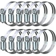 thumbnail image 1 of Hose Clamp Set - 10pcs 1 2 Inch 304 Stainless Steel Worm Gear Hose Clamps, 1 of 5