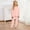 Pink, variant on Laipiong Girls 2 Piece Pajama Sets Cute Printed Long Sleeve Crewneck Tops and Elastic Waist Pants Outfits Comfortable Loose Sleepwear Outfits