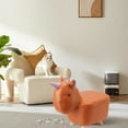 thumbnail image 4 of Cute Small Footstool, Cute Animal Footstool With Soft Padded Cushion And Prevent Slip Feet Small Footrest Stools For Kids Adults, 4 of 8