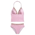 thumbnail image 3 of LILIYA Toddler Swimsuit Girl 3t Fashion Striped Little Girls' Swimwear Cute Swimsuits Bathing Suit for Size 7-16, 3 of 7