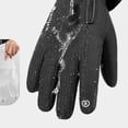 thumbnail image 4 of Gants de Vélo Écran Tactile Tendance Durables Gants Chauds pour Hommes Randonnée Extérieur, 4 of 9