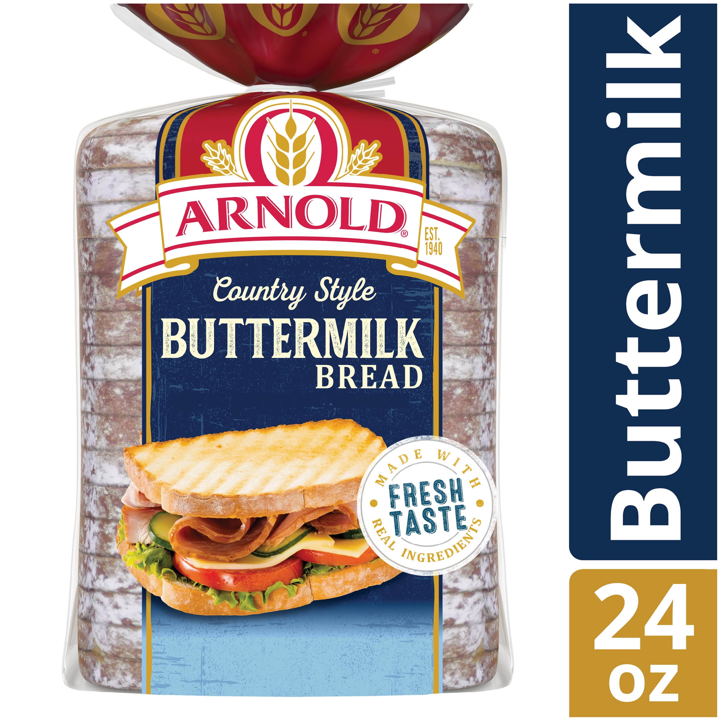 Arnold Country Style Buttermilk Bread Loaf, 24 oz Walmart Inventory