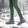 thumbnail image 2 of GPCT Woman's Snow Boots Suede Mid-Calf Boot Shoe Short Plush Warm Lining Shoes, 2 of 5