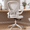 White, variant on HomeZeer Mesh Office Chair, 300LBS Middle Back Ergomomic Office Chair with 3D Armrests, Computer Desk Chair with Adjustable Lumbar Support, Wide Seat Swivel Home Office Chair, Black
