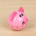 thumbnail image 3 of Kitchen Mechanical Timer 360°Rotating Countdown Loud Alarm Timer Cute for Time Management Reminder Pig Shape Manual Time, 3 of 9
