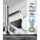thumbnail image 4 of Modern Bathroom Faucet,Brass Bathroom Mixer Tap with Pull Out Spray,Hand Wash Basin Faucets,Hot and Cold Water Available,Chrome Plated, 4 of 5