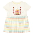 thumbnail image 3 of Inktastic Strawberry First Birthday Cake Girls Baby Dress, 3 of 5